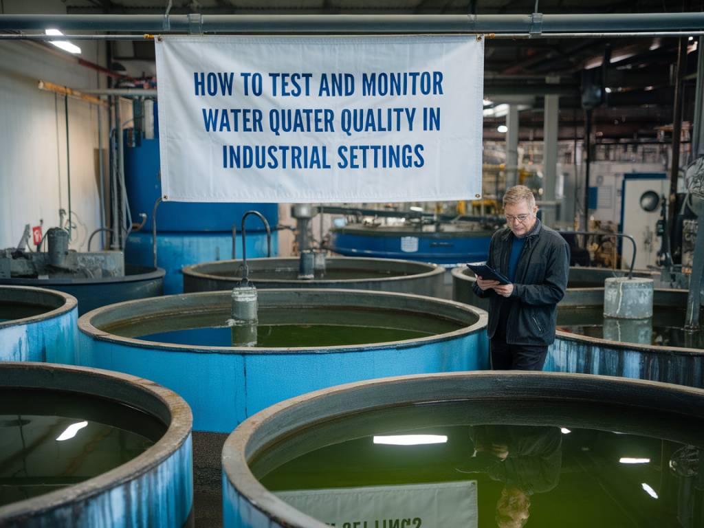 How to test and monitor water quality in industrial settings